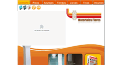 Desktop Screenshot of materialesflores.com